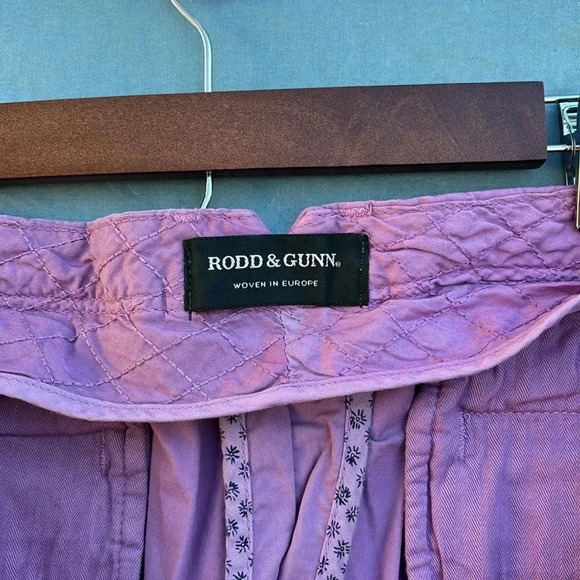 NWT Men's 42 RODD AND GUNN The Peaks Custom Shorts Pink Casual Summer Golf Sport - Picture 3 of 7